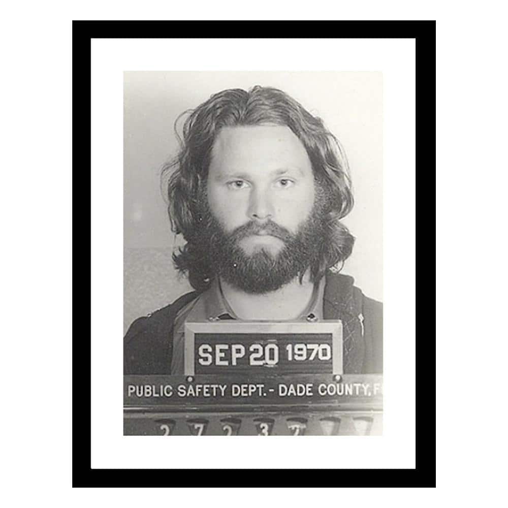 VENICE BEACH Collections Jim Morrison 1970 Mugshot by Unknown 1