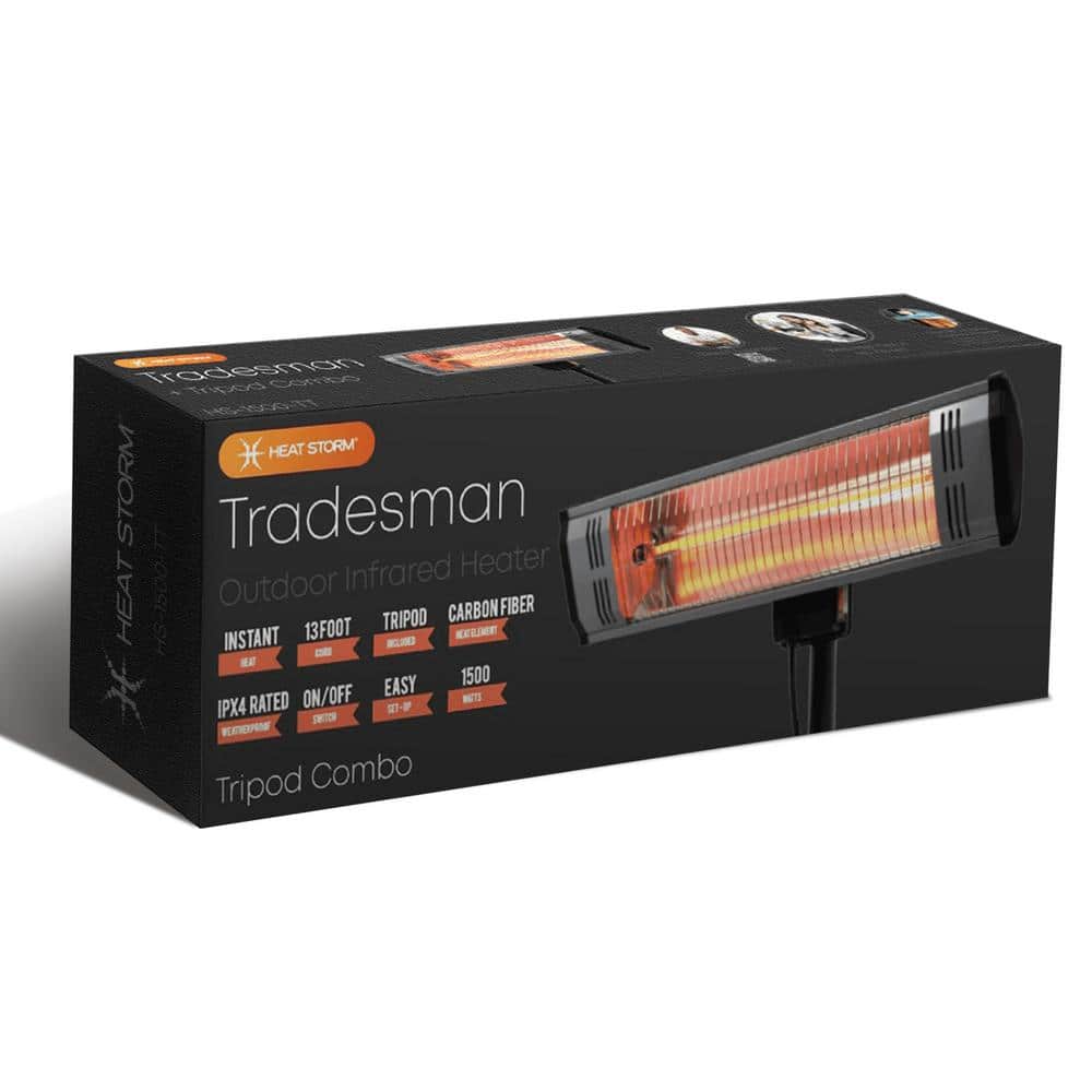 Tradesman 1500 Watt Electric Infrared Heater with Adjustable Tripod