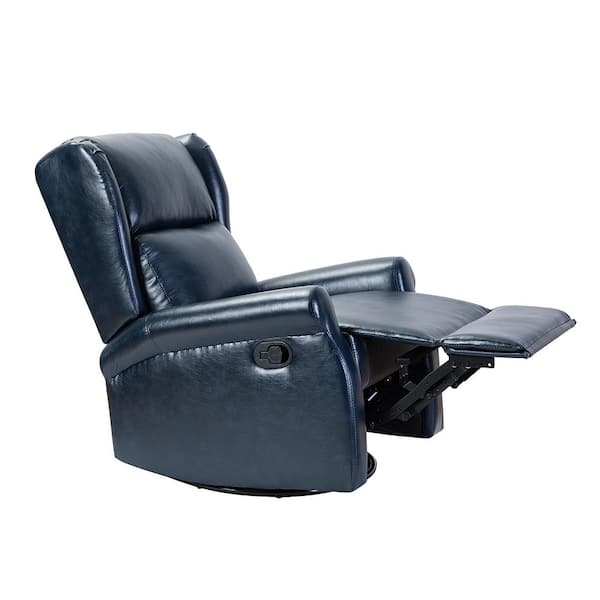 dasia leather swivel rocker power recliner