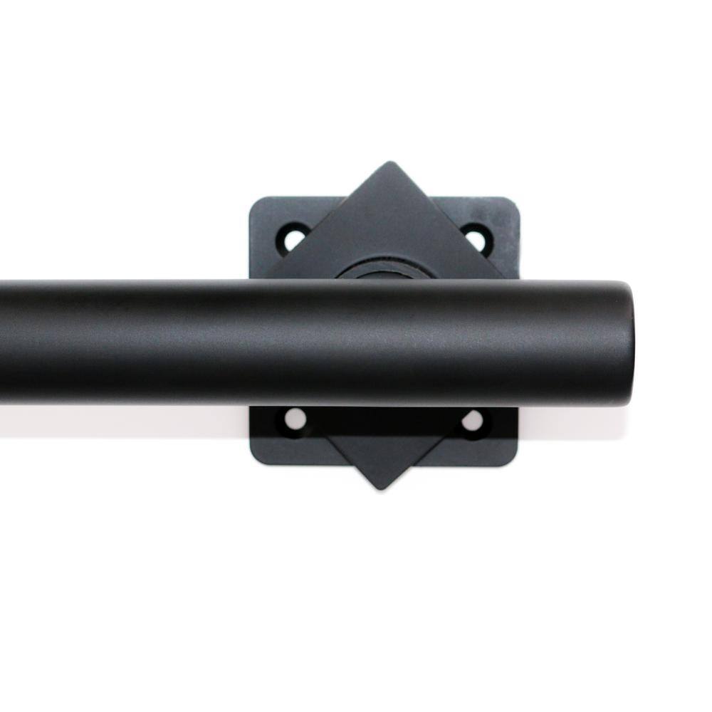 12-inch Matte Black Stainless Steel Wall Mounted Grab Bar