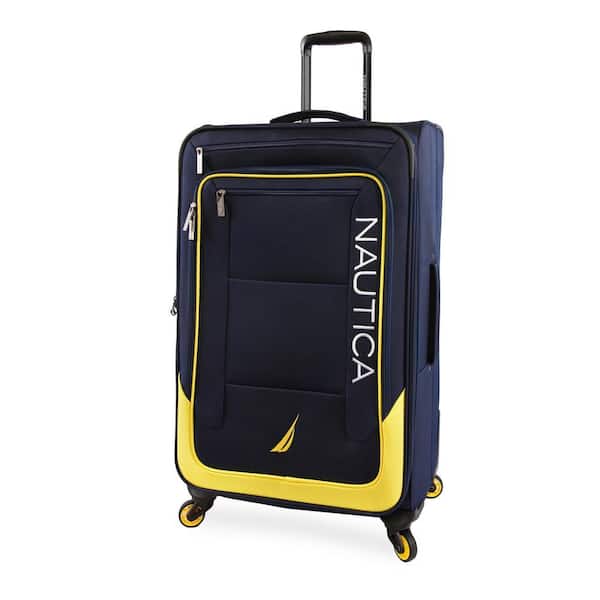 Nautica Helios 2-pcs Softside Luggage Set - Navy/Yellow NT-EV-1200