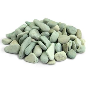 0.125 cu. ft. 1/2 in. to 1 in. 10 lbs. Green Polynesian Landscape Rock for Gardens, Potted Plants and Terrariums