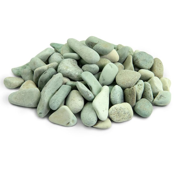 Southwest Boulder & Stone 0.125 cu. ft. 1/2 in. to 1 in. 10 lbs. Green Polynesian Landscape Rock for Gardens, Potted Plants and Terrariums