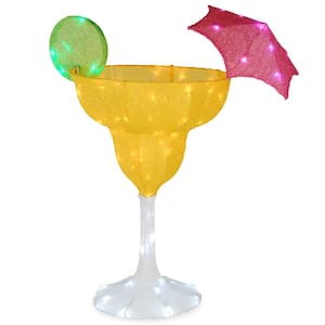 36 in. Margarita Glass with LED Lights