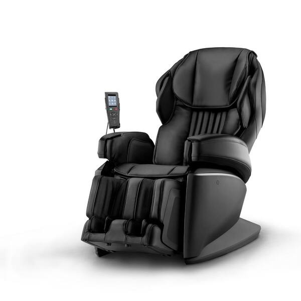 Synca Wellness Synca Black Modern Synthetic Leather Premium 4d Massage Chair Jp1000 The Home Depot