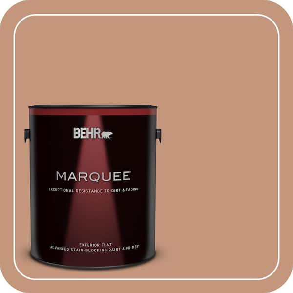 BEHR MARQUEE 1 gal. #ECC-50-3 Brick Path Flat Exterior Paint & Primer