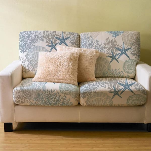 27 in. W Summer Seat Cushion Slip Sofa Covers, 8-Piece HPCN8G2PRG