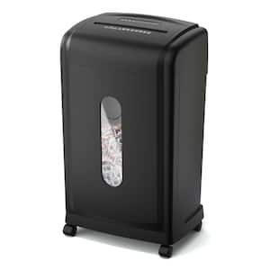 18-Sheet Cross Cut Paper Shredder with 7.93 gal. Capacity for Paper/CD/Card in Black