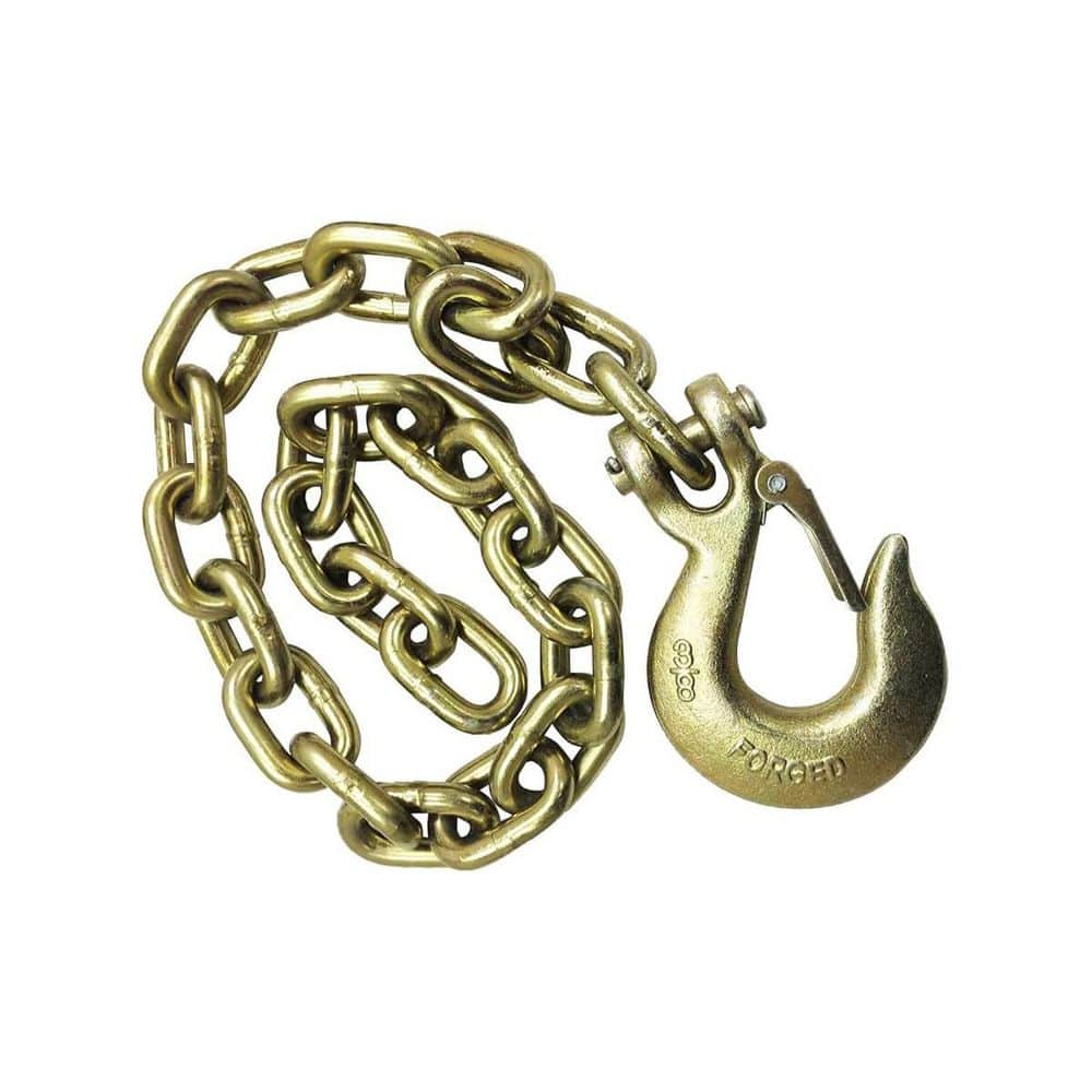 0.375 in. x 36 in. Carbon Steel Yellow Straight Link Square Trailer Safety Chain 26,400# Capacity (2-Pack) price history on PriceWatchPro