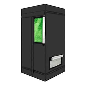 4 ft. x 2 ft. Green & Black Plant Grow Tent -A
