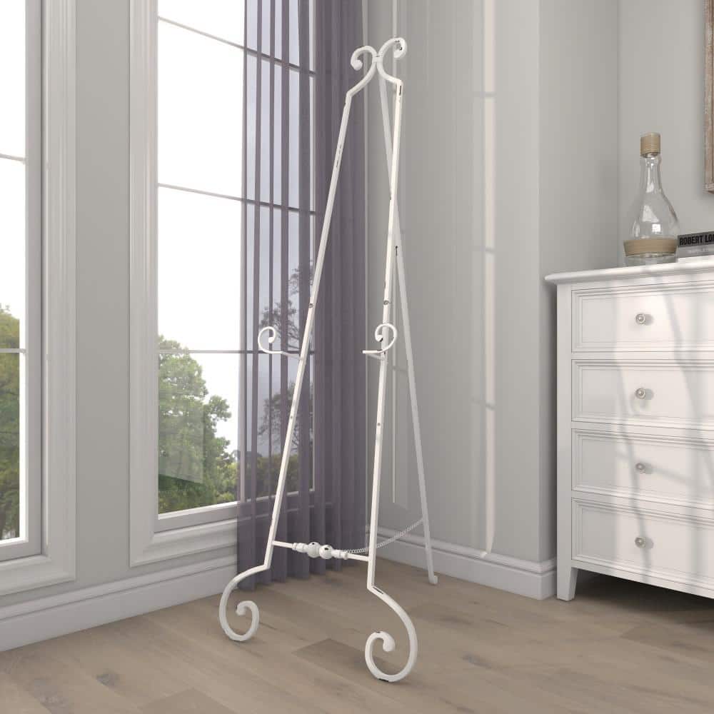 Wedding Easel Stand White Picture Display Lightweight Metal For Table 23 x  46cm