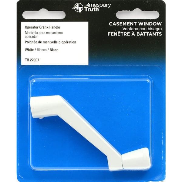 Prime-Line Window Operator Crank Handle, 11/32 in. Bore, White
