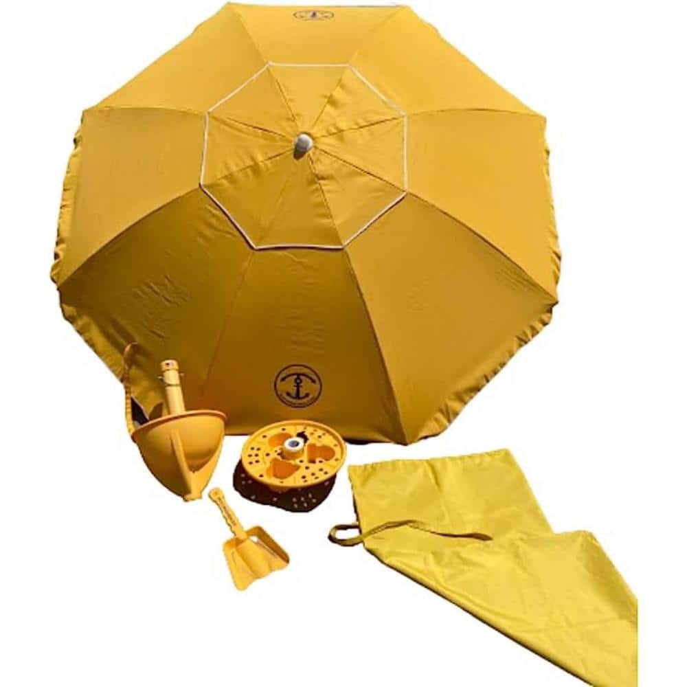 Beach umbrella onboard provides quick, easy, affordable source of
