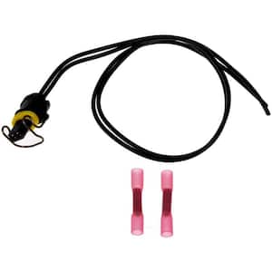 2 Wire Pigtail - Waterproof Male Connector With Female Terminals And Clip