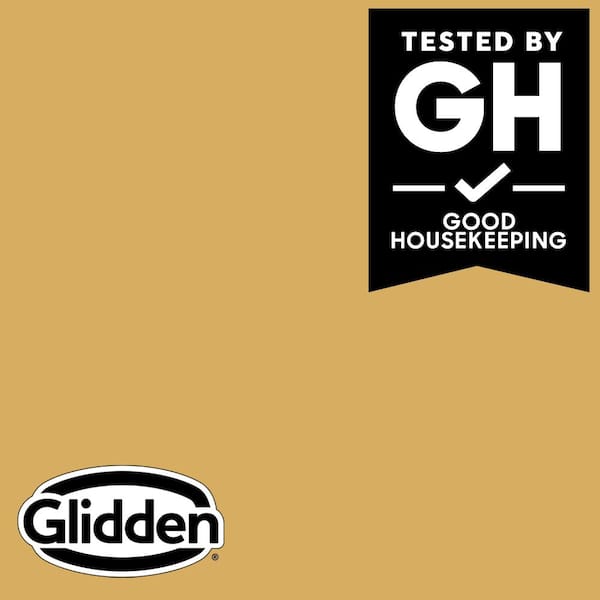 Glidden Premium 1 qt. PPG1106-5 Butterscotch Bliss Satin Interior Latex Paint