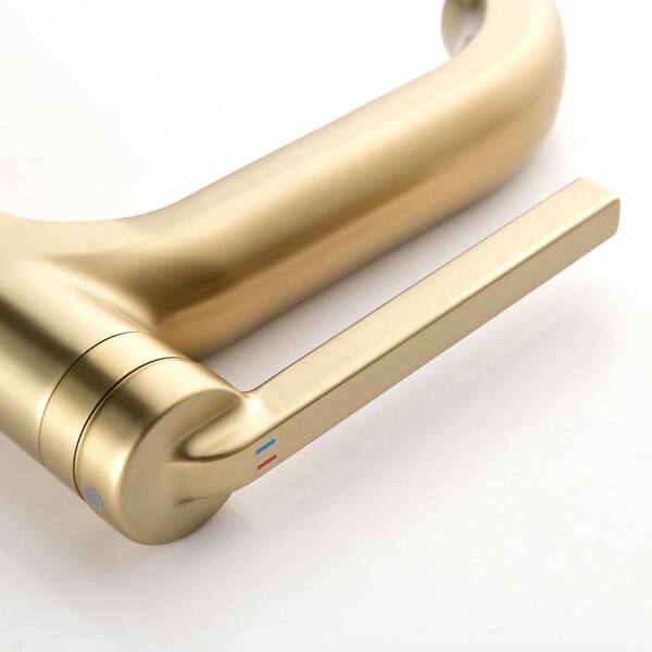 AIMADI Single-Handle Single-Hole Bathroom Faucet with Valve Modern