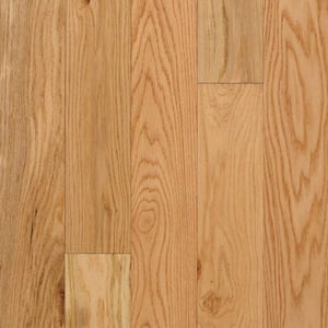 Take Home Sample - Plano Oak Country Natural 3/4 in. T x 5 in. W x Varying Length Solid Hardwood Flooring