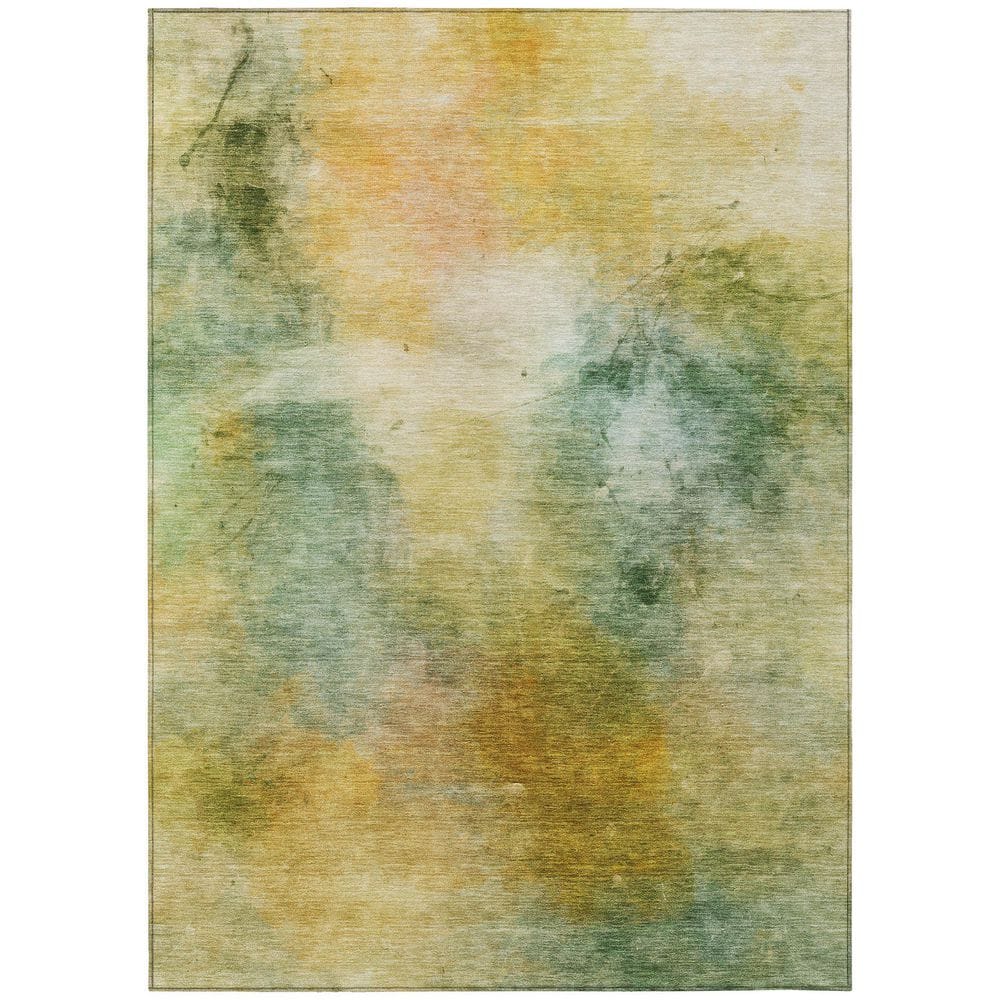 Chantille Machine Washable Indoor/Outdoor Abstract ACN2883 Aloe 9 ft. x 12 ft. Area Rug price history on PriceWatchPro