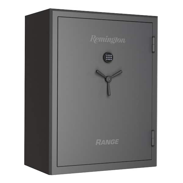 64 + 8-Gun Fireproof Gun Safe with Electronic Lock, Rich Gray Hammertone Finish