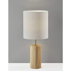 30.5 in. Natural Standard Light Bulb Bedside Table Lamp