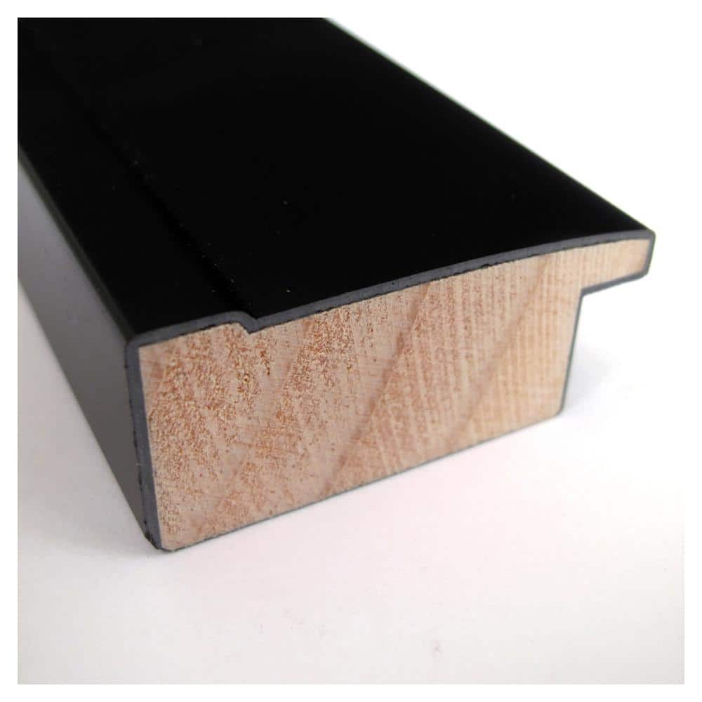 Nero Black Satin Finish Wood Wall Picture Frame