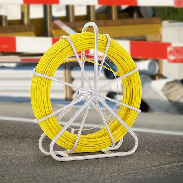 22ft Fiberglass Wire Running Kit Wire Fishing Tools Electrical Wire Puller  Throu