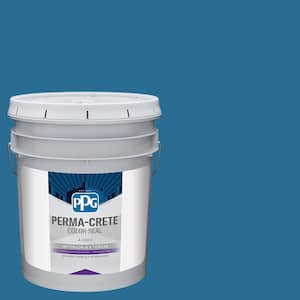 Color Seal 5 gal. PPG1158-6 Blue Oasis Satin Interior/Exterior Concrete Stain