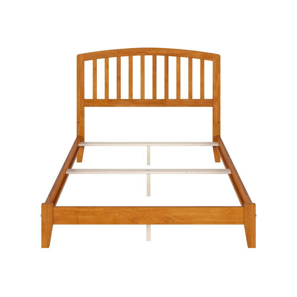 Richmond Full Light Toffee Solid Wood Mission Bed Frame