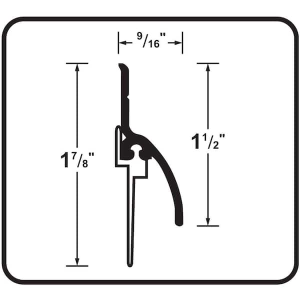 M-D Building Products DB037 1.875 in. x 36 in. Vinyl Insert with