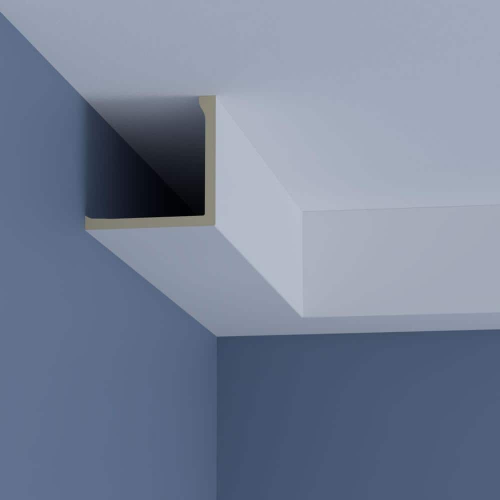 Colleen 6 in. x 96 in. Unfinished Polyurethane Crown Moulding