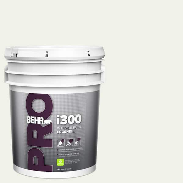 5 gal. #PPU18-07 Falling Snow Eggshell Interior Paint