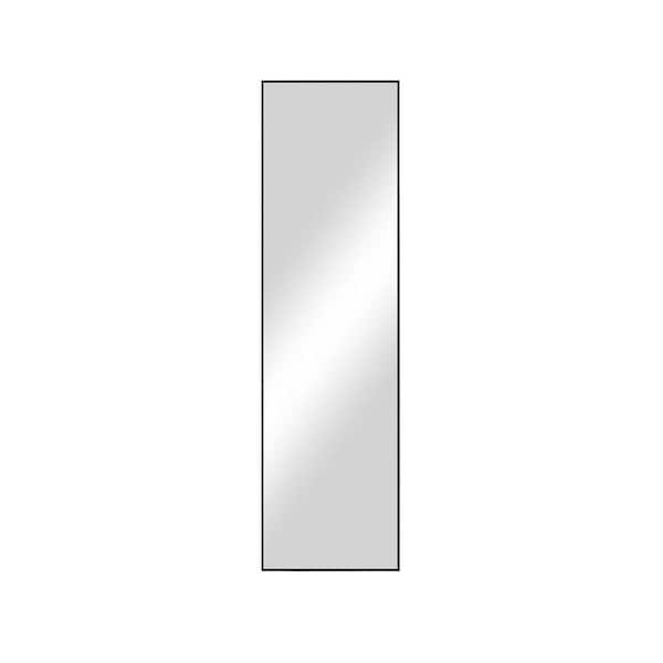 Unbranded 18 in. W x 63 in. H Rectangular Aluminum Framed Wall Mount or Floor Standing Modern Decorative Bathroom Vanity Mirror