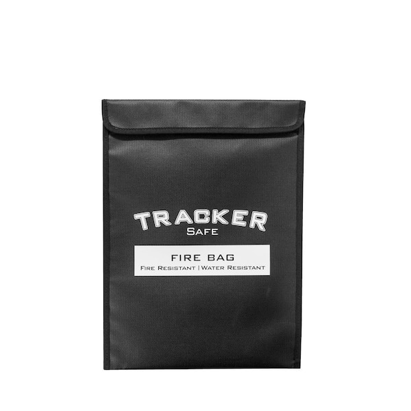 Tracker Safe 15 in. x 11 in. x .5 in. Fire and Water Resistant Bag
