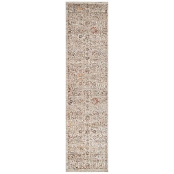 Albany Ivory 3 ft. x 10 ft.  Oriental Runner Rug