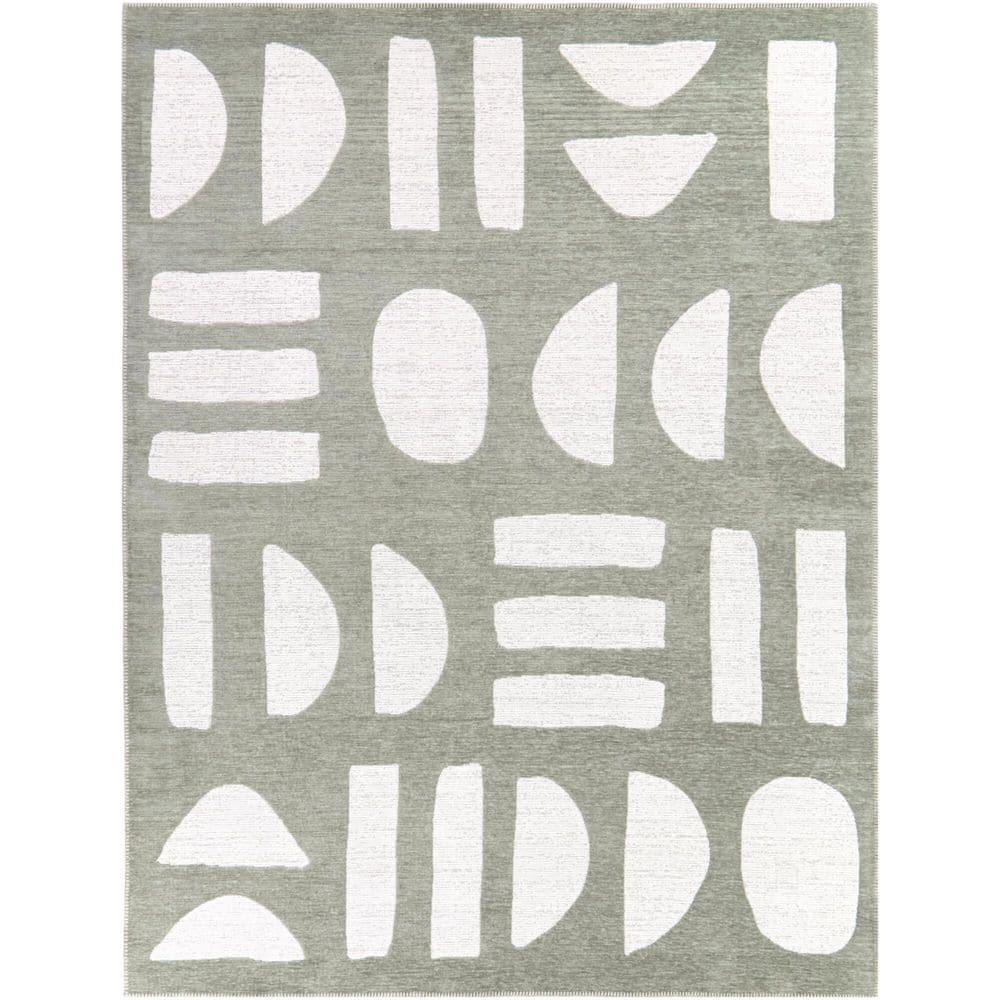 Tobin 5 ft. x 7 ft. Green Area Rug price history on PriceWatchPro