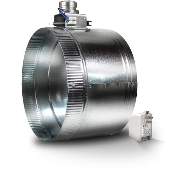 Suncourt 12 in. Motorized Adjustable Damper, Closed