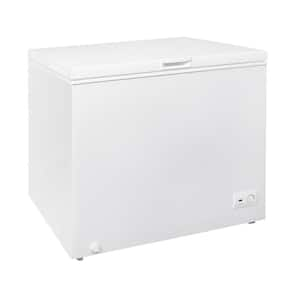 37.60 in. 8.7 Cu. Ft . (246L) Manual Defrost Chest Freezer With Balanced Hinge Lid in White Garage Ready