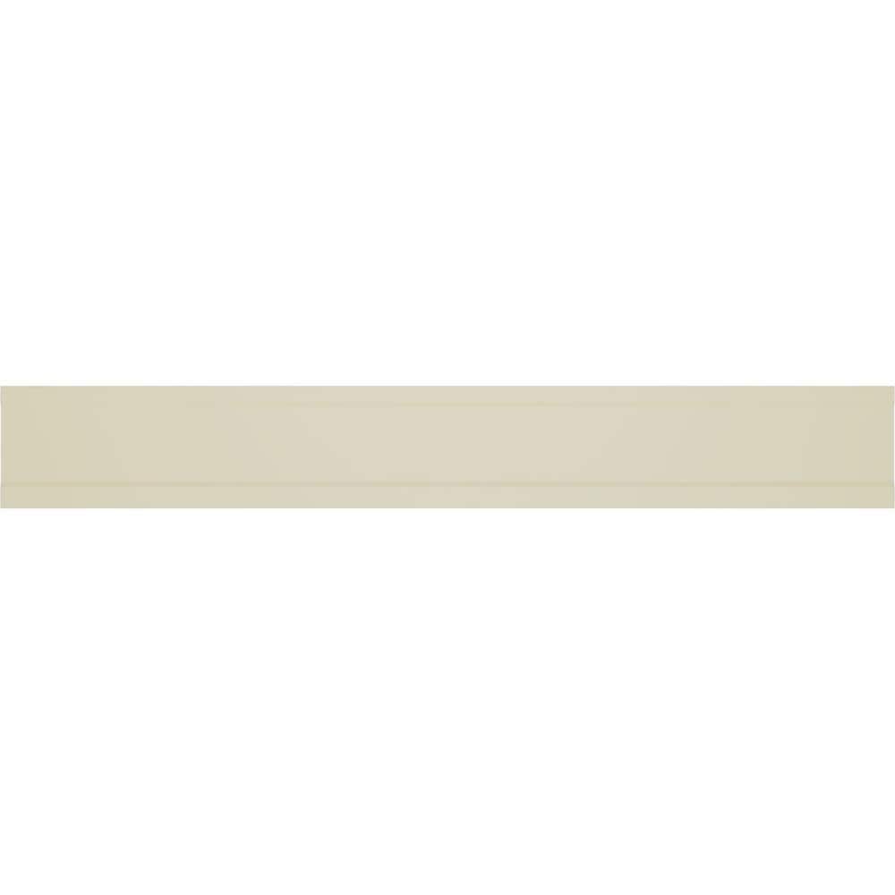 White Polyurethane Crown Panel Moulding, 94.5 Inches