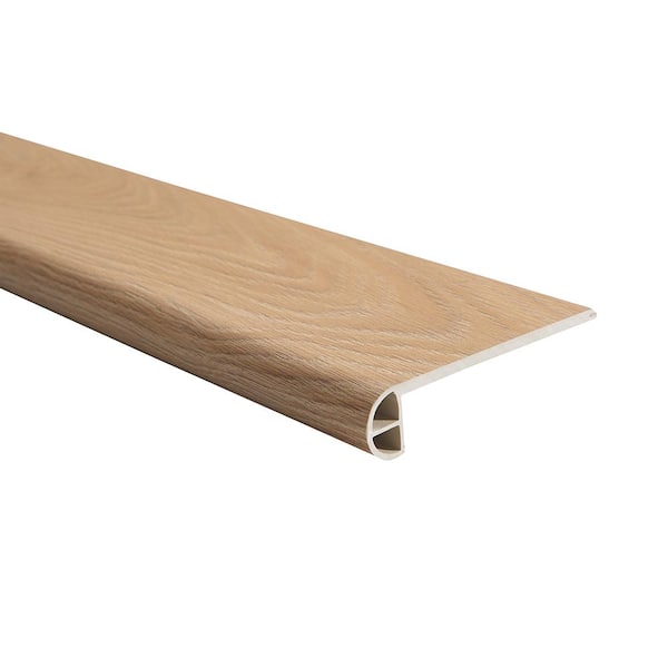 Malibu Wide Plank French Oak Nob Hill 0.944 in. T x 4.527 in. W x 94.48 in. L Vinyl Flush Stair Nose Molding