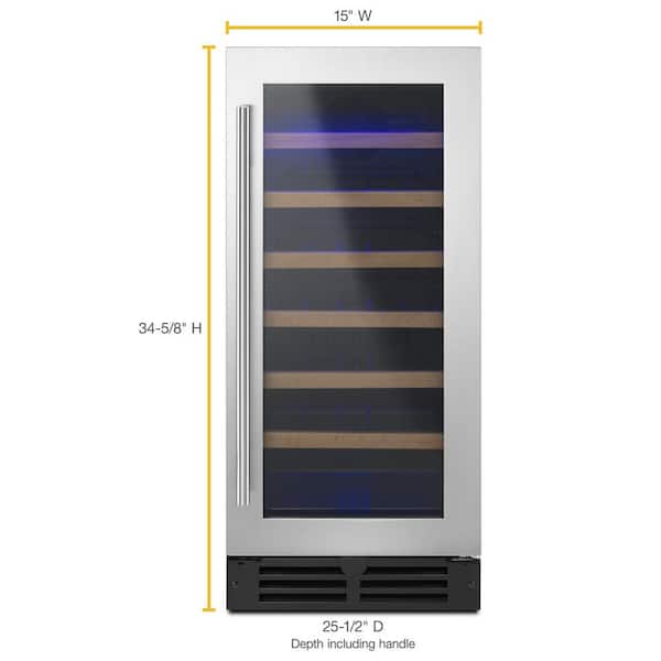 Whirlpool Wine Cellar (WUW35X15DS) - Stainless Steel Whirlpool Wine Cellar (WUW35X15DS) - Stainless Steel