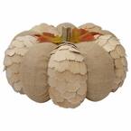 9 in. Brown Autumn Harvest Tabletop Pumpkin
