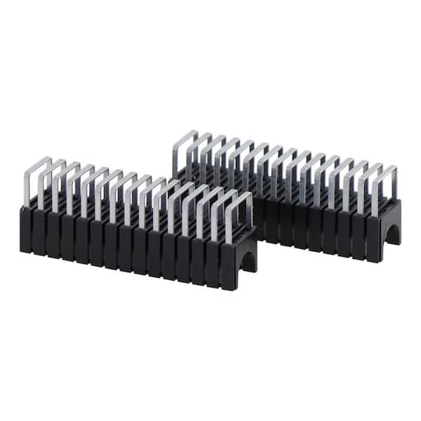 Surebonder 1/4 in. Leg x 1/4 in. 20-Gauge Black Insulated Cable Staples (300-Per Box)
