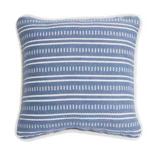 20 in. x 20 in. Lake Square Outdoor Throw Pillow