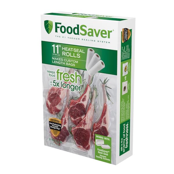 Kitcheniva Vacuum Sealer Bags Food Saver 11 x59 4 Rolls, 4 Rolls, 11x  59 - Fry's Food Stores