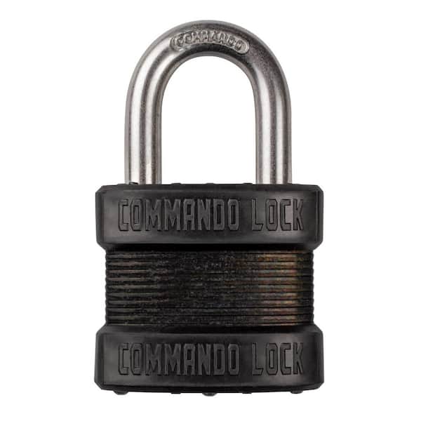 Commando Lock Blackout High Security 1 3 4 In Keyed Padlock Outdoor Weather Resistant Military Grade W 1 1 8in Alloy Shackle 1300 The Home Depot