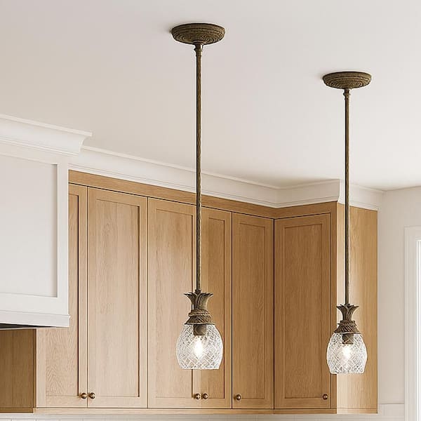 HINKLEY Plantation 1-Light Pearl Bronze Standard Mini Pendant