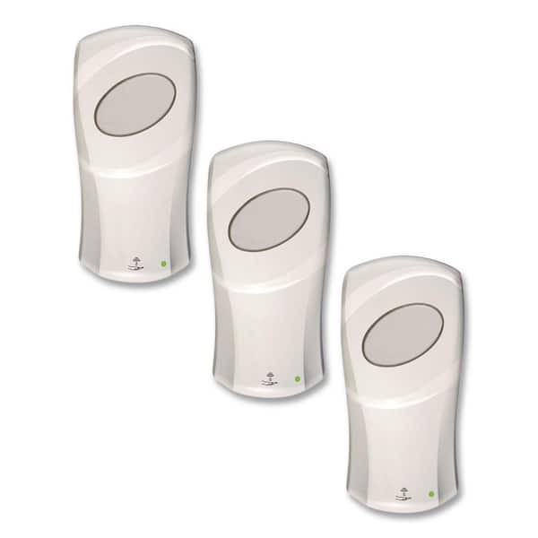 FIT Universal 1 Liter Ivory Wall-Mount Touch Free Commercial Soap Dispenser (3-Pack)