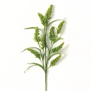 29 in. Green Indoor Artificial Amaranthus Flower Spray