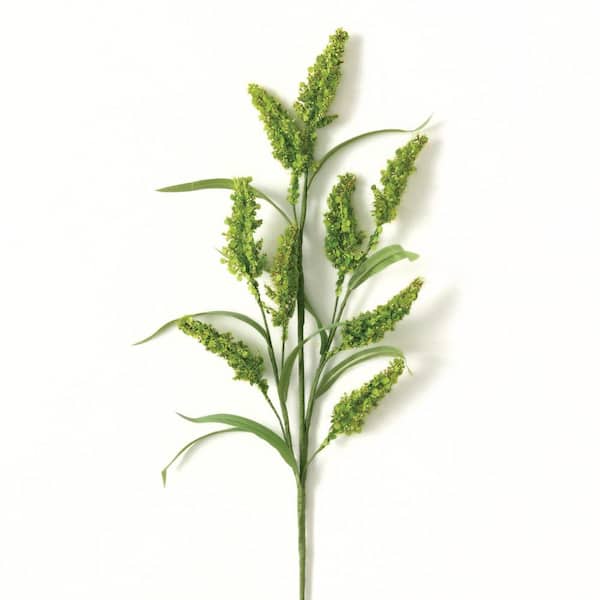 SULLIVANS 29 in. Green Indoor Artificial Amaranthus Flower Spray