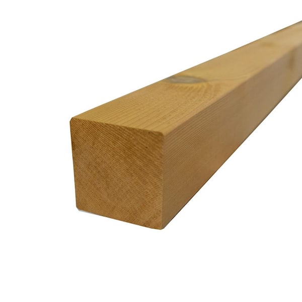 Unbranded 4 in. x 4 in. x 12 ft. Western Red Cedar Timber